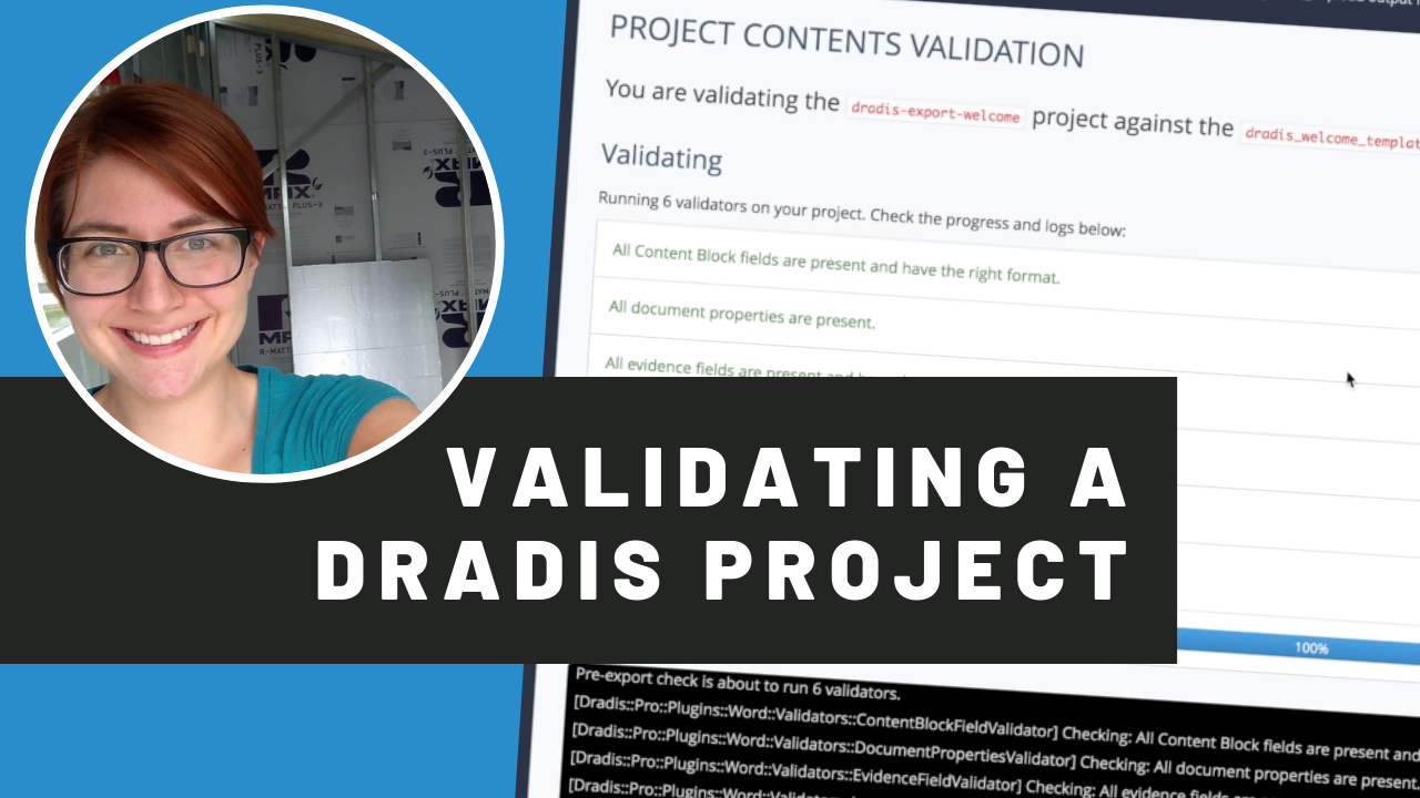 validating a dradis project video thumbnail